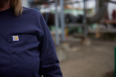 Image showing  Women's Flame-Resistant Force Cotton Crew Long-Sleeve T-Shirt