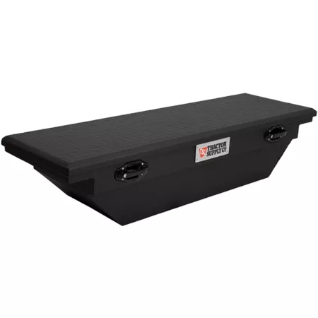 Tractor Supply Low Profile Aluminum Crossover Truck Tool Box Matte Black Finish 64 in x 20 in. Crossover Truck Tool Boxes