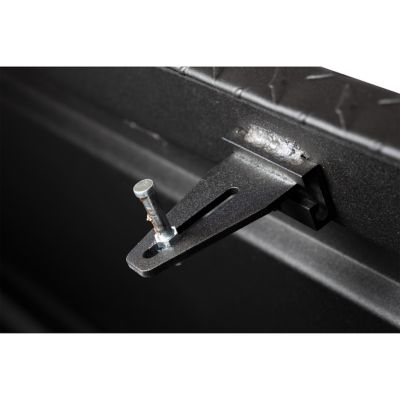 Image showing 9 th Tractor Supply 6 cu. ft. Aluminum Low-Profile Crossover Truck Tool Box for Mid-Size Trucks, 64 in. x 20 in., Matte Black