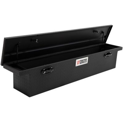 Image showing  6.5 cu. ft. Aluminum Low-Profile Crossover Truck Tool Box for Full-Size Trucks, 73 in., Matte Black