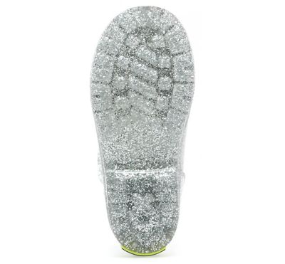 Image showing 1 th Western Chief Girls' Glitter PVC Rain Boots