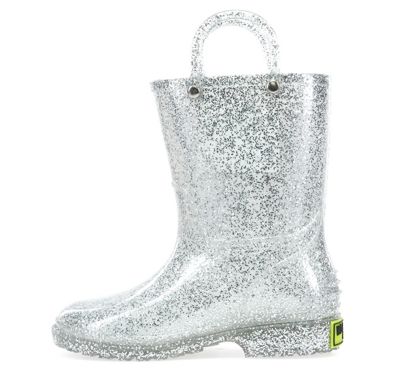 Image showing 4 th Western Chief Girls' Glitter PVC Rain Boots