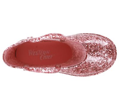Image showing 2 th Western Chief Girls' Glitter PVC Rain Boots