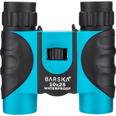 Image showing  10x 25mm Blue Waterproof Binoculars