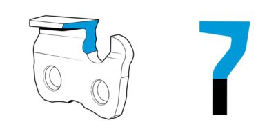 Image showing  20 in. PowerCut Chainsaw Chain, 3/8 in. Pitch, 0.050 in. Gauge, 84 Drive Links