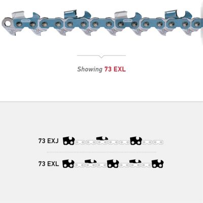 Image showing  16 in. PowerCut Chainsaw Chain, 3/8 in. Pitch, 0.058 in. Gauge, 60 Drive Links