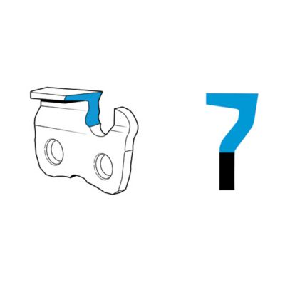 Image showing  20 in. PowerCut Chainsaw Chain, 3/8 in. Pitch, 0.063 in. Gauge, 72 Drive Links, 75LPX072G