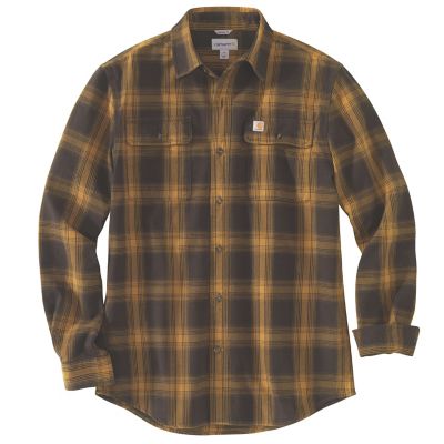 carhartt men's flannel shirts