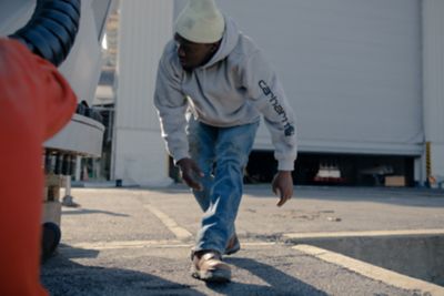 Image showing 3 th Carhartt Men's Iconic K288 Logo Hooded Sweatshirt