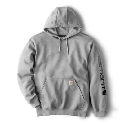 Image showing 0 th Carhartt Men's Iconic K288 Logo Hooded Sweatshirt