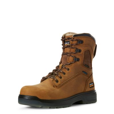 Image showing 0 th Ariat Men's Turbo Carbon Toe Waterproof Work Boots, 8 in.
