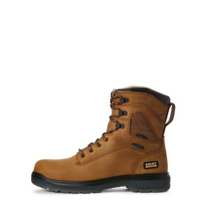Image showing 3 th Ariat Men's Turbo Carbon Toe Waterproof Work Boots, 8 in.