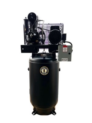 Industrial Gold 7.5 HP 80 gal. 1 Phase Vertical 23 CFM 175 PSI Air Compressor, 208-230V