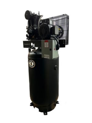 Image showing  7.5 hp 80 gal. 1 Phase Vertical 23 CFM 175 PSI Air Compressor, 208-230V