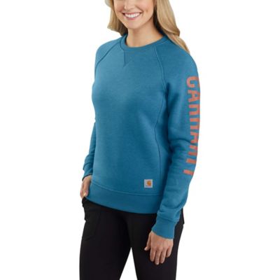 Carhartt Women s Relaxed Fit Midweight Crew Neck Graphic Sweatshirt at Tractor Supply Co