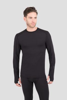 Terramar Men's Long-Sleeve Crew Thermolater 2.0 Polyester Base Layer Shirt
