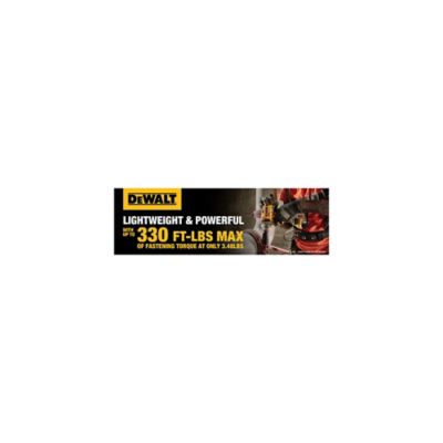 DeWALT 20V MAX Lithium Ion Cordless 1/2 in. Impact Wrench with Hog Ring,  4Ah Kit, DCF894HB