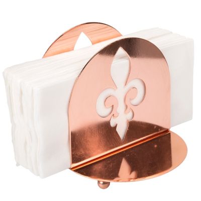 Image showing 1 th Creative Home Napkin Holder with Fleur De Lis Motif