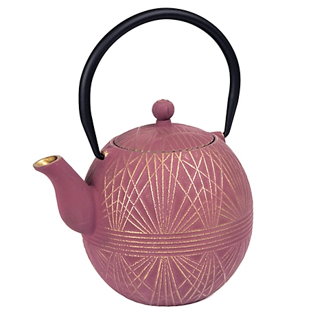 Creative Home 34 oz. Cast-Iron Tea Pot with Infuser