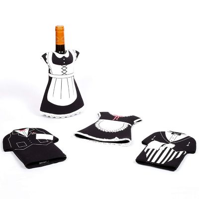 Image showing  Neoprene Party Maid Shape Wine Bottle Cover