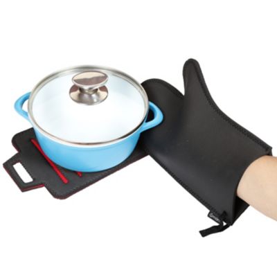 Image showing  Neoprene Kiss The Cook Oven Mitt Gloves