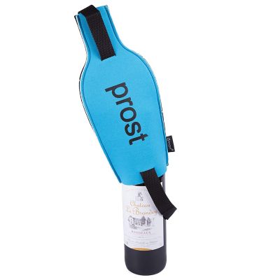 Image showing  Neoprene Single Wine Carrier Bag, Blue