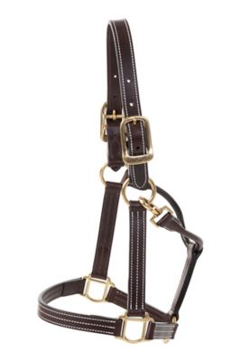 Image showing  Leather Triple-Stitched Horse Halter