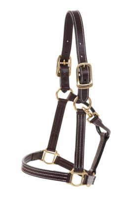 Image showing  Leather Triple-Stitched Horse Halter