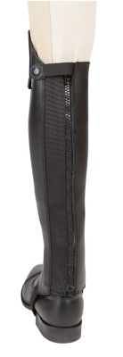 Image showing 4 th Huntley Equestrian Leather Half Chaps, Black, Large