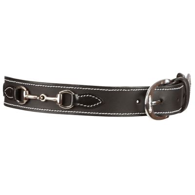 Image showing  Girls' Black Snaffle Bit Belt