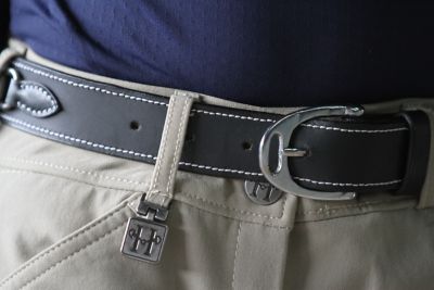 Image showing  Girls' Black Snaffle Bit Belt