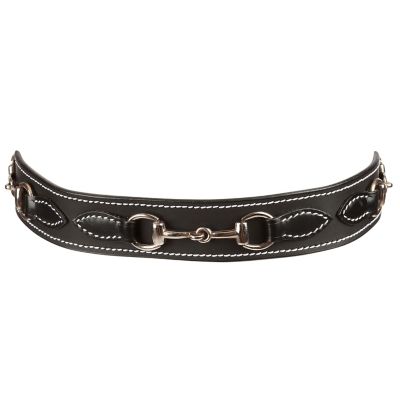 Image showing  Girls' Black Snaffle Bit Belt