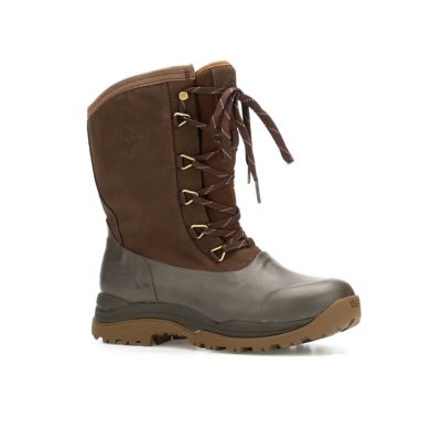 Muck Boot Company Men's Arctic Outpost Lace-Up Waterproof Boots with Arctic Grip Outsole