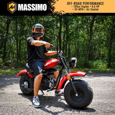 Image showing  MB200 196cc Gas Powered 6.5HP Mini Bike Motorcycle