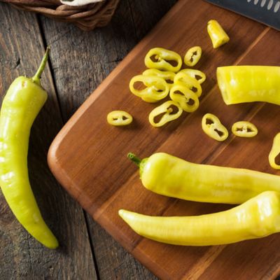 Image showing  19.3 oz. Hot Banana Peppers Plants, 2-Pack