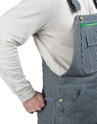 Image showing 2 th Liberty Men's Hickory Stripe Bib Overalls