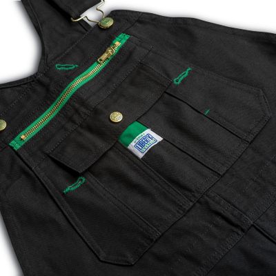 Image showing  Men's Duck Bib Overalls, Black