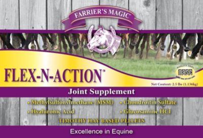 Farrier's Magic Flex-n-Action Joint Health Horse Supplement, 2.5 lb.