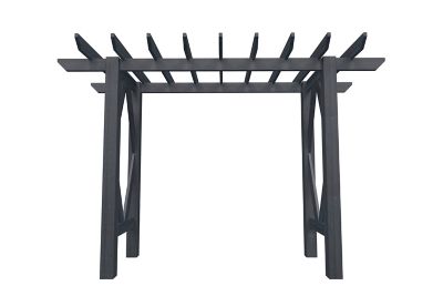 Vita 40 x 90.5in. Summerwood Craftsman Arbor, Charcoal