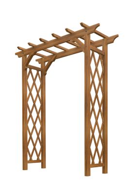 Image showing  55 in. x 20.5 in. Heartwood Cedar Arbor