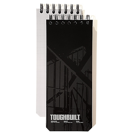 ToughBuilt 1.5 in. 2-pack Grid Notebooks, Medium