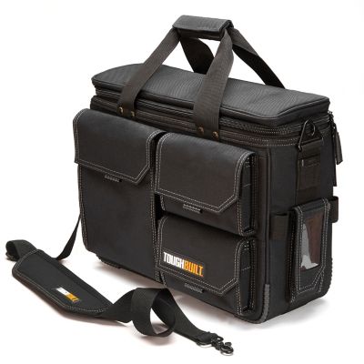 ToughBuilt 8 in. Quick Access Laptop Bag with Shoulder Strap, Large