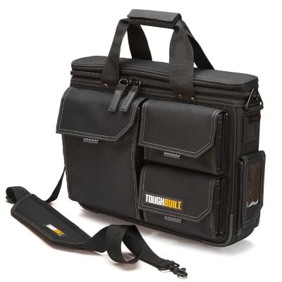 ToughBuilt 6 in. Quick Access Laptop Bag with Shoulder Strap, Medium