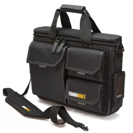 ToughBuilt 6 in Quick Access Laptop Bag with Shoulder Strap Medium Tool Bags