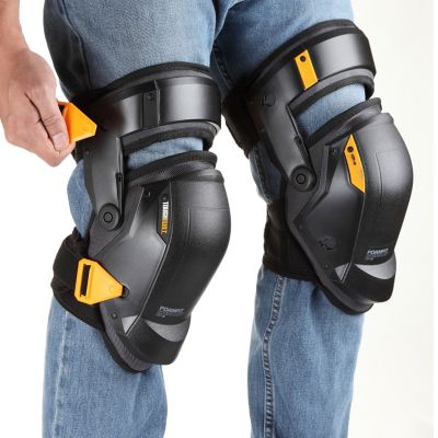 Professional Knee Pads Gel Comfort Construction Thigh Support Black ToughBuilt 