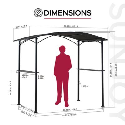 Image showing  5 ft. x 8 ft. Roland Grill Gazebo