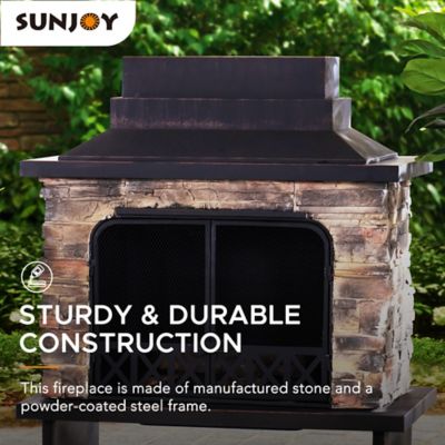 Image showing  Canyon Wood-Burning Fireplace, Heats 2.14 sq. ft.