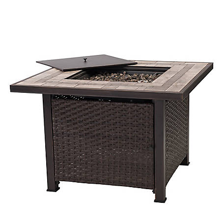Sunjoy Carmwath Propane Fire Pit 37k, Sears Outdoor Furniture With Fire Pit