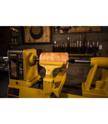 Image showing 7 th Powermatic Lathe with Stand, 1 HP
