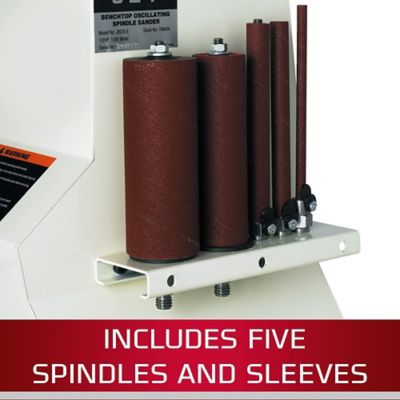 Image showing  Benchtop Oscillating Spindle Sander, 1/2 HP Motor, 3A, 115V, 1 Ph